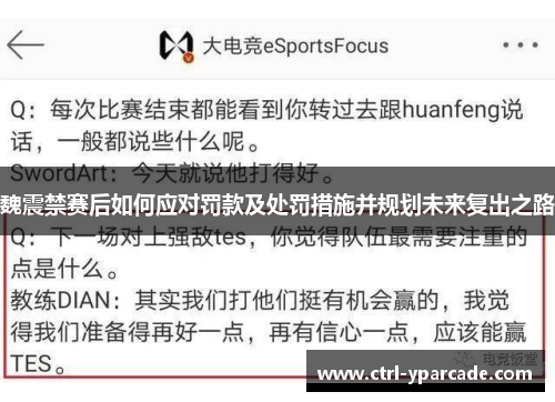 魏震禁赛后如何应对罚款及处罚措施并规划未来复出之路